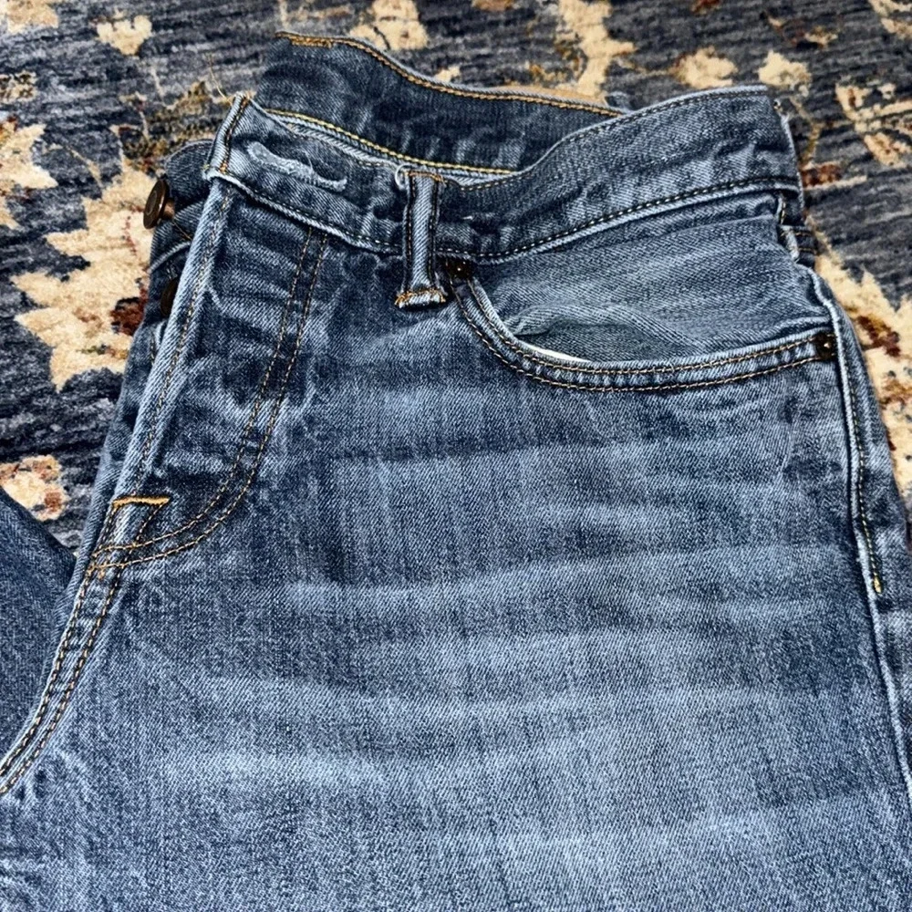 Abercrombie & Fitch A&F men denim jeans pants 32x32 button fly classic straight